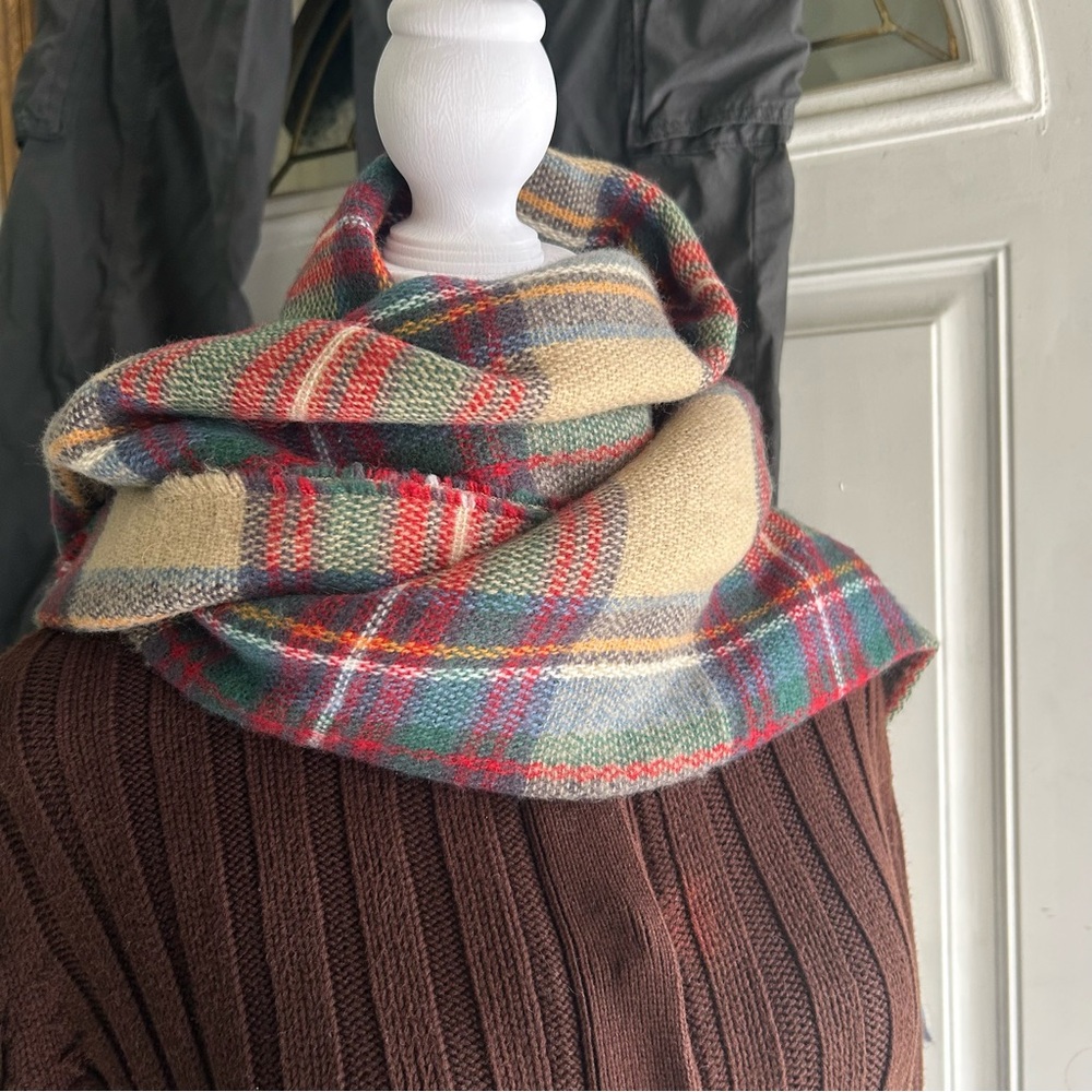 Plaid Multicolor Scarf
